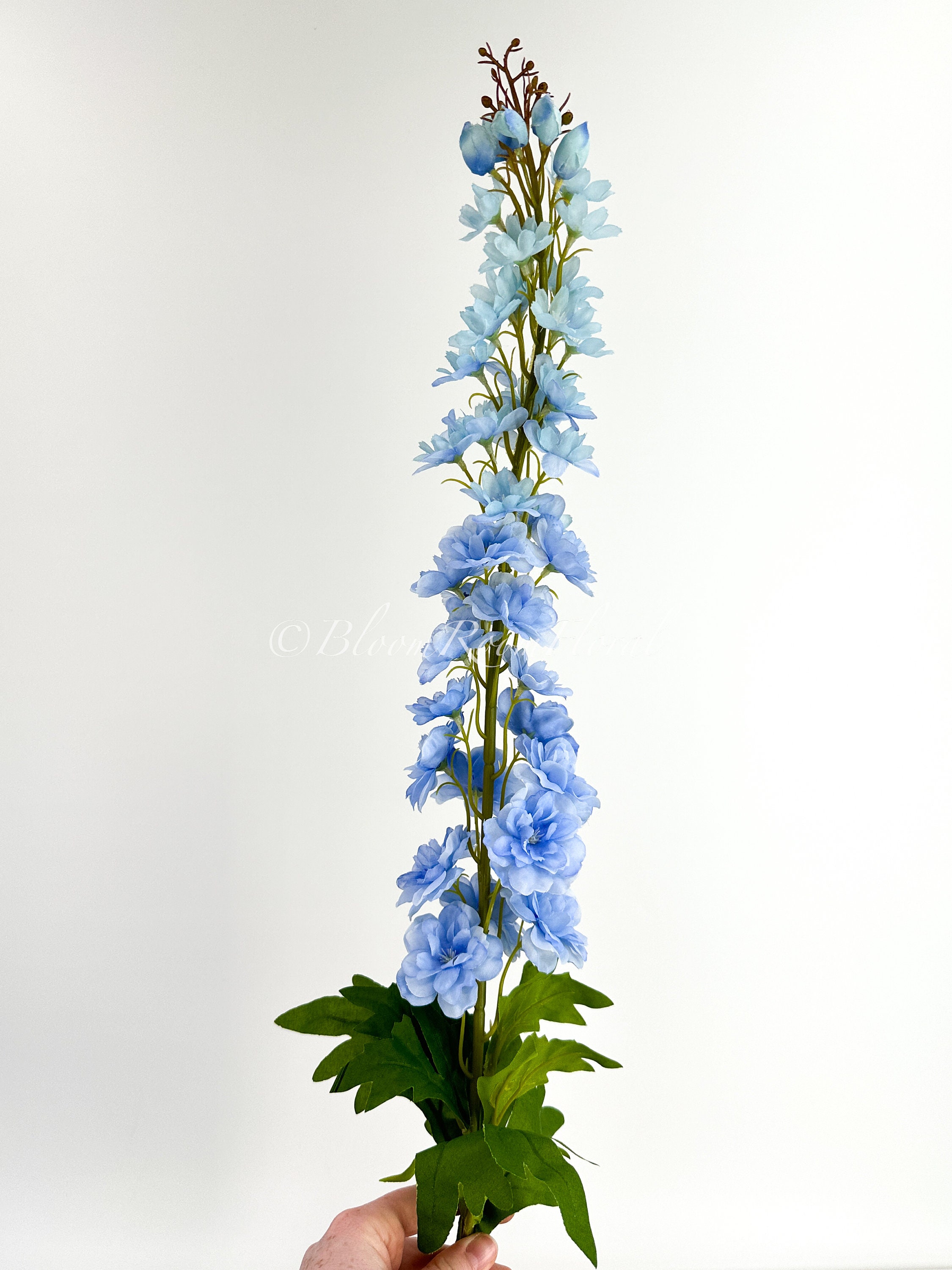 Fiori Artificiali Delphinium 4 Pezzi Stelo Lungo 106 Cm | Per Vasi Alti Decorazione