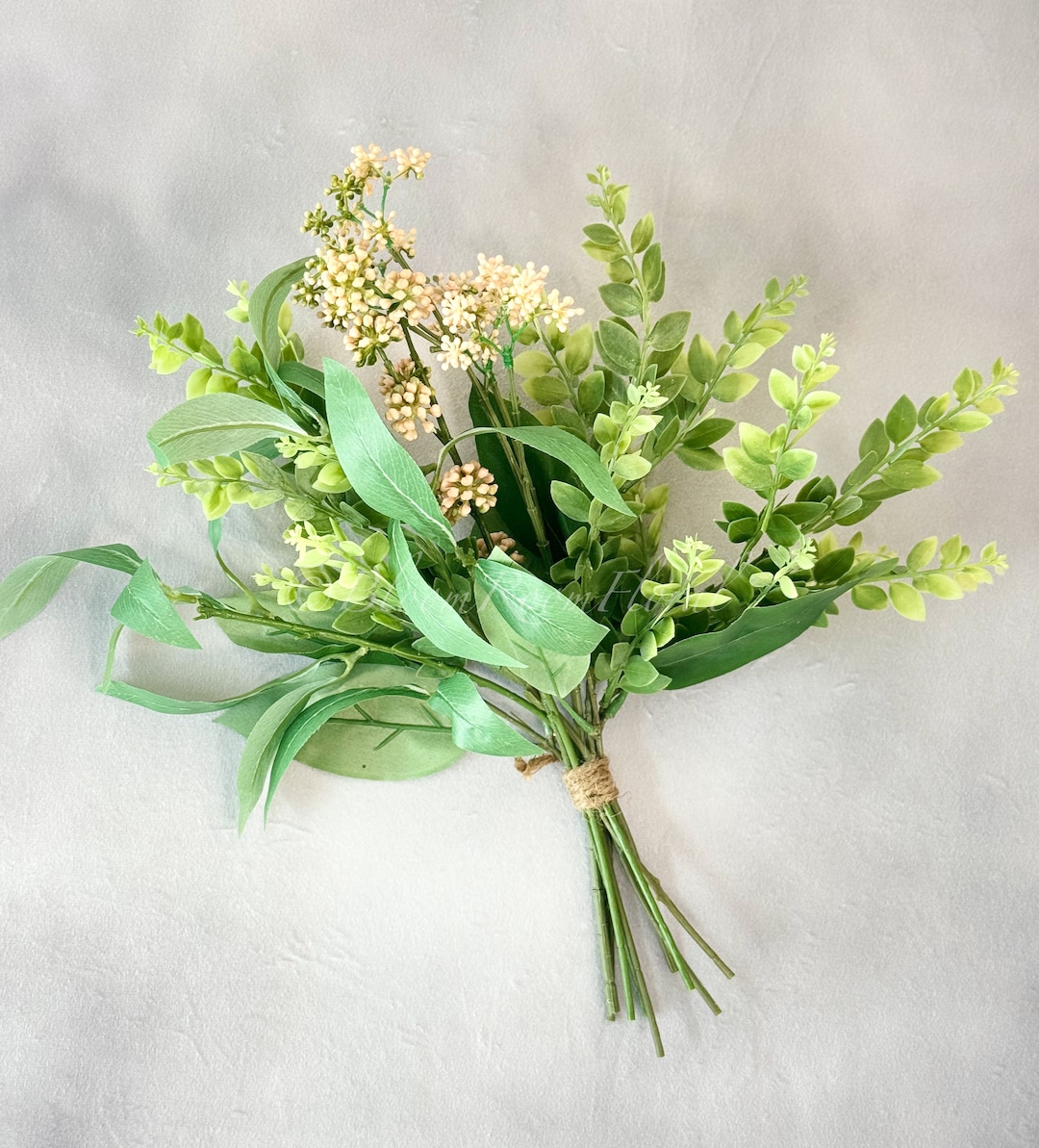 200 Foglie Artificiali Verdi In Seta Con Filo Metallico - Finti Rami Per Artigianato, Bouquet Di Nozze, Decorazioni Fai Da Te E Centrotavola - 3