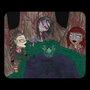 333 dark woods Mauspad