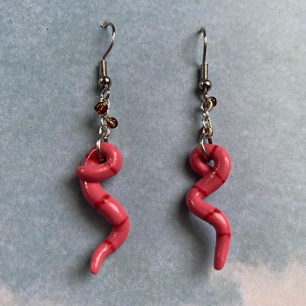 Non-Profit Worm Earrings