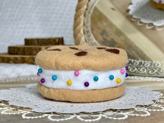 Ice Cream Sandwich Pin Cushion Cute Pin Cushion Sewing Accessory