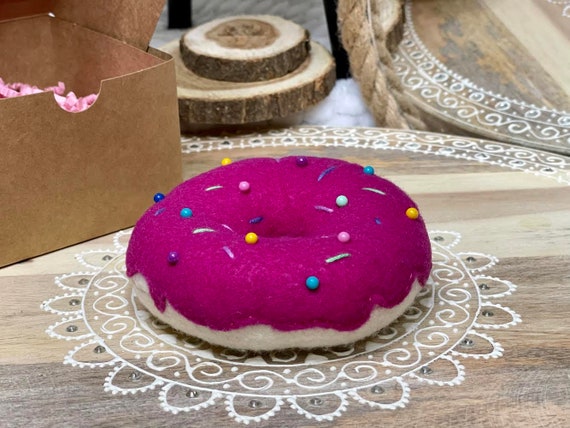 Donut Pin Cushion Felt Pin Cushion Sewing Accessory 