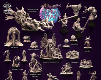 Complete Astral Voyage Adventure Set by Mammoth Factory - Astral Pirates and Aberrations Set - October 2