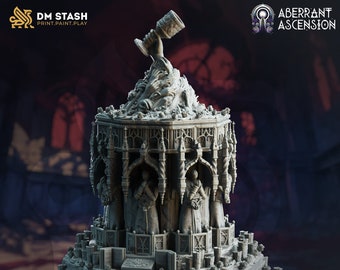Terrain Set Corrupted Shrine of Namneri's Chalice | Large 1:56 Scale Terrain | 3D Tabletop Set | DM-Stash | Aberrant Ascension July '24