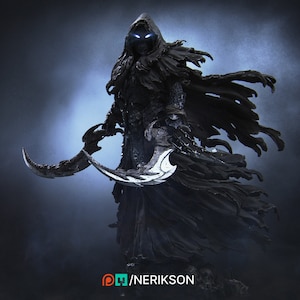 Death, Horseman of the Apocalypse, By Nerikson - Standalone Version - 8k Resolution - Powerful figure of End Times.