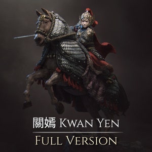 Kwan Yen the Warrior of the Tiger, By Nerikson - 8k Resolution - Beautiful and Elegant Chinese Warrior | Inspired By Chinese Mythology