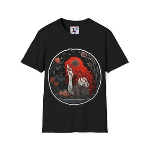 冥界のペルセポネ：ギリシャ神話愛好家のための魅惑的な美しいTシャツ - ユニセックスソフトスタイルTシャツ | 複数の色とサイズ