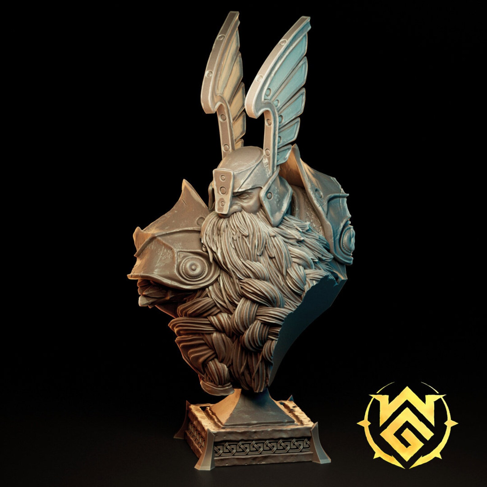 Durth the Collector, 3D Printed Dwarven Figure by Witchguild Minis ...