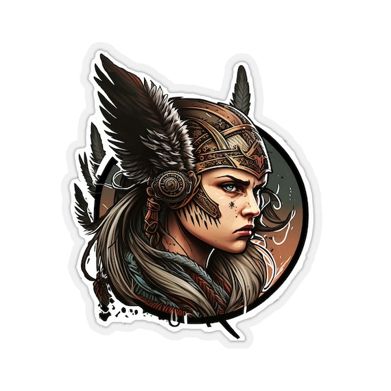 Valkyrie Profile, Unique Kiss Cut Sticker Designs Stand Out With Our Custom  Mythology Stickers 