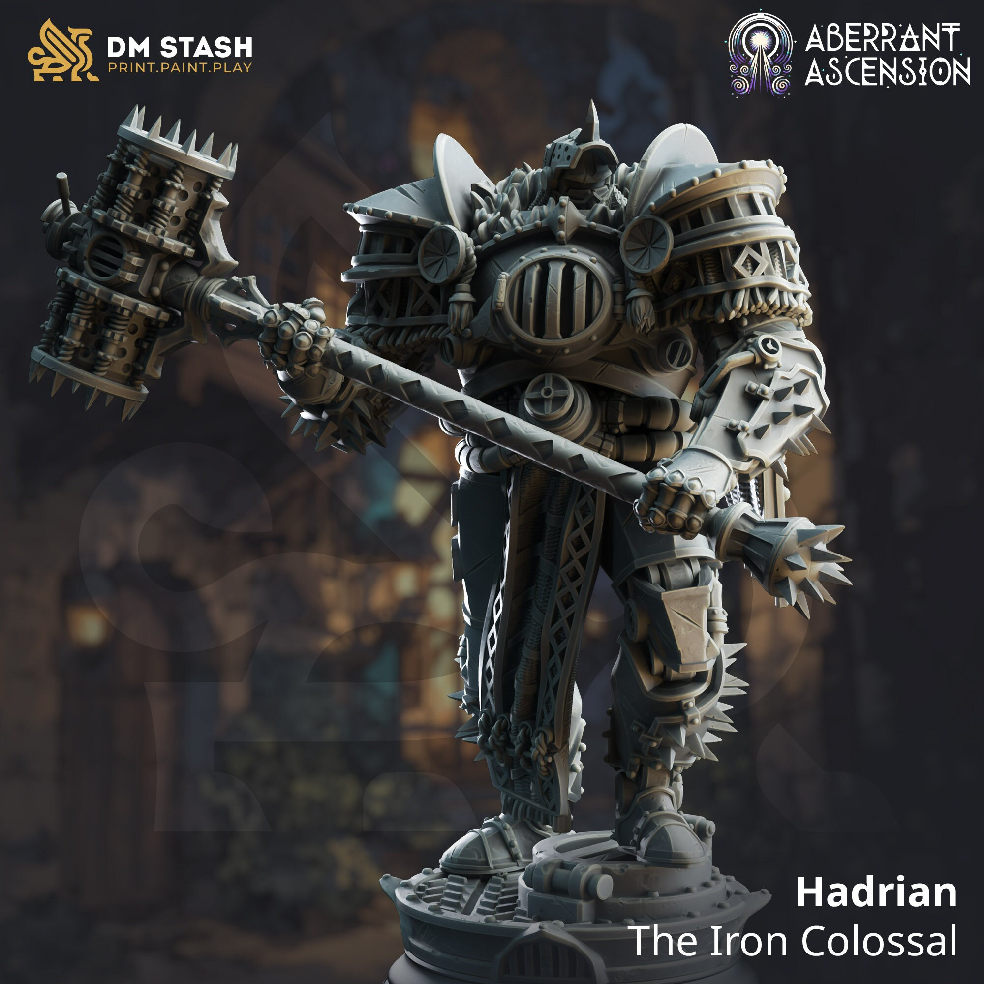 Warforged Colossus - Hadrian | Hammer-wielding Automaton