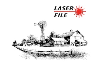 Farm Homestead Laser Engrave SVG File: Charcuterie Board, Wood Sign (Digital Download)