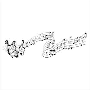Charcuterie cutting board Laser engrave SVG file wood burning cheese serving board digital file Butterfly music engraving download lightburn