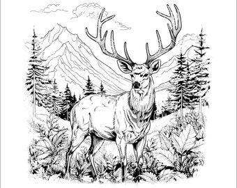Arquivo SVG de gravação a laser Big Buck: Design de tábua de frios (download digital)