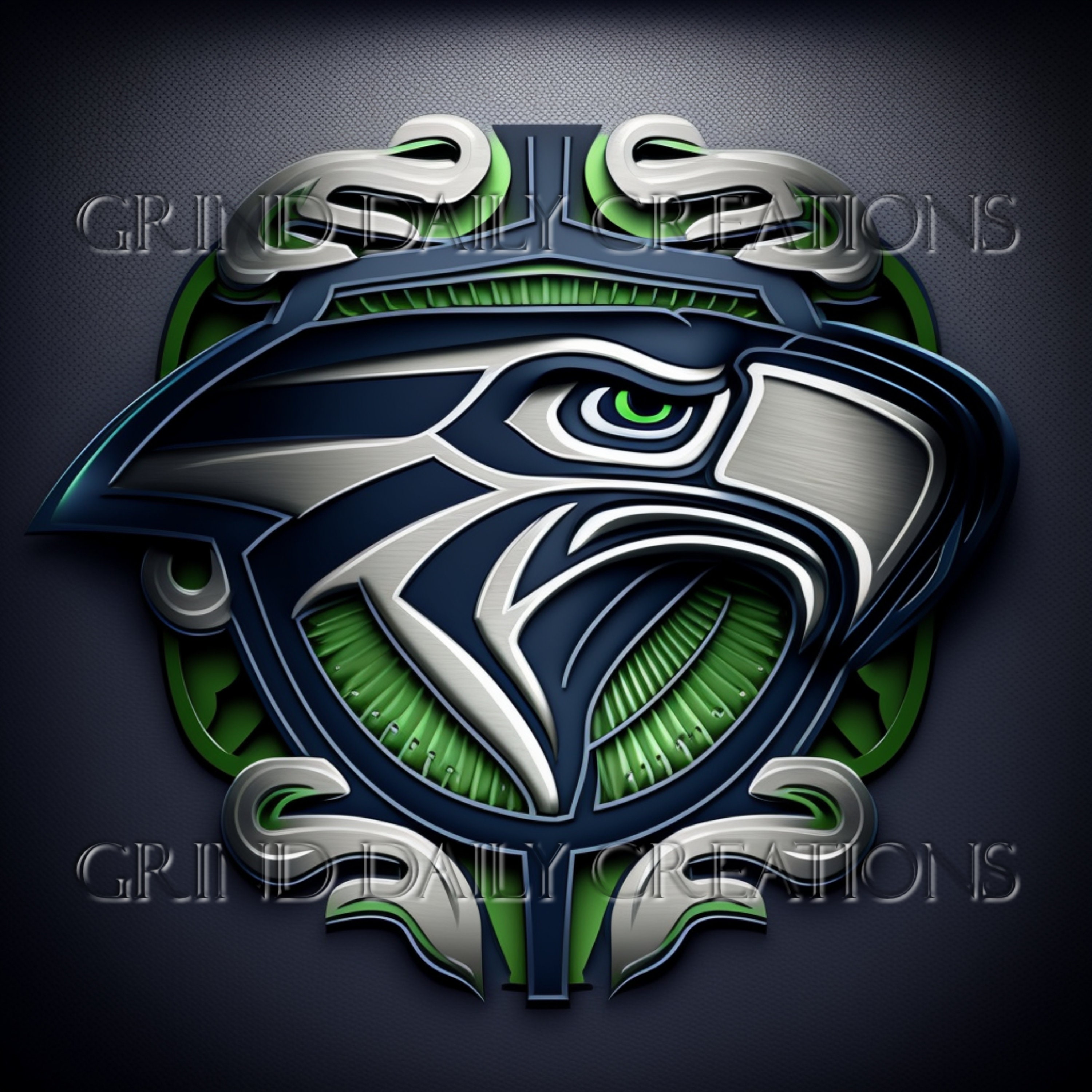 Seahawks Logo Layout