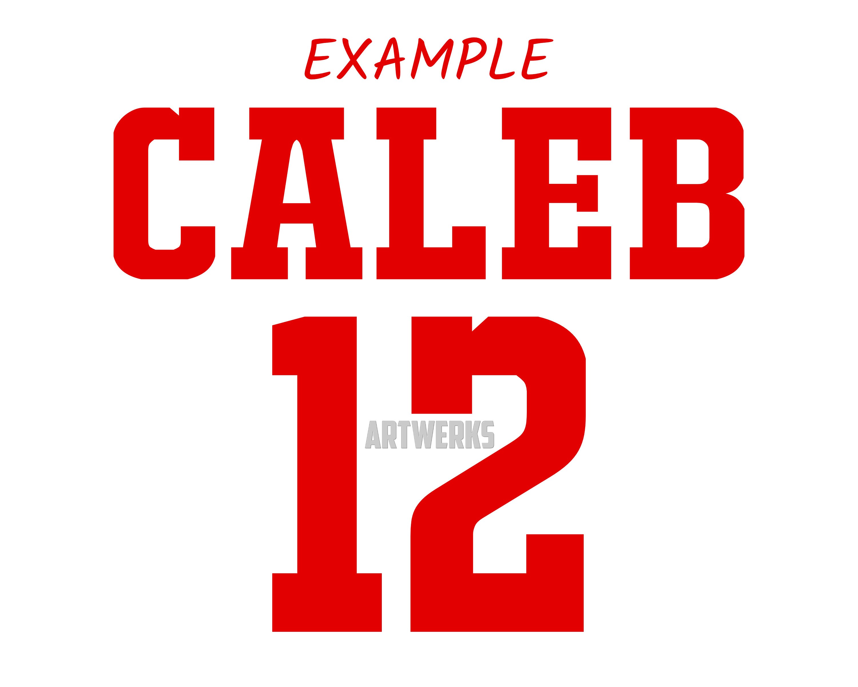 Custom Jersey Name and Number PNG File SVG Not Available Etsy
