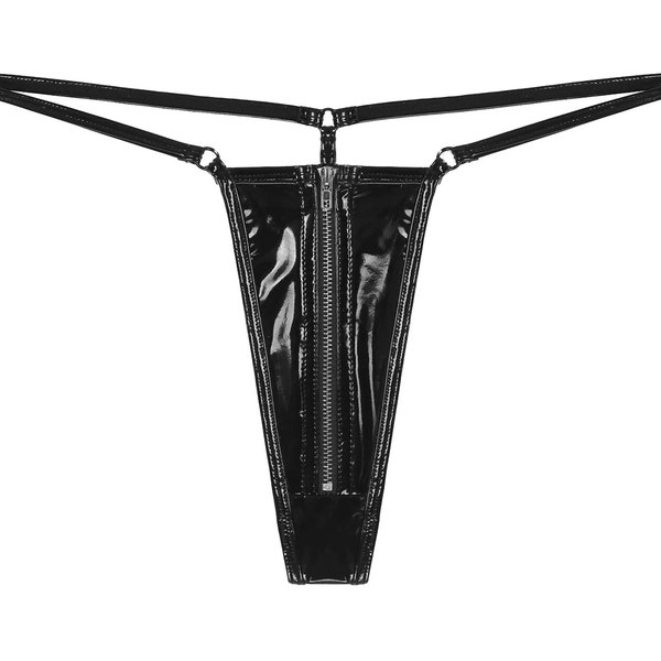 Sexy Leather Open Panties - Etsy Australia