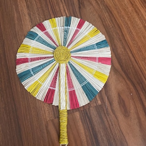 Handmade Palm Leaf Fan