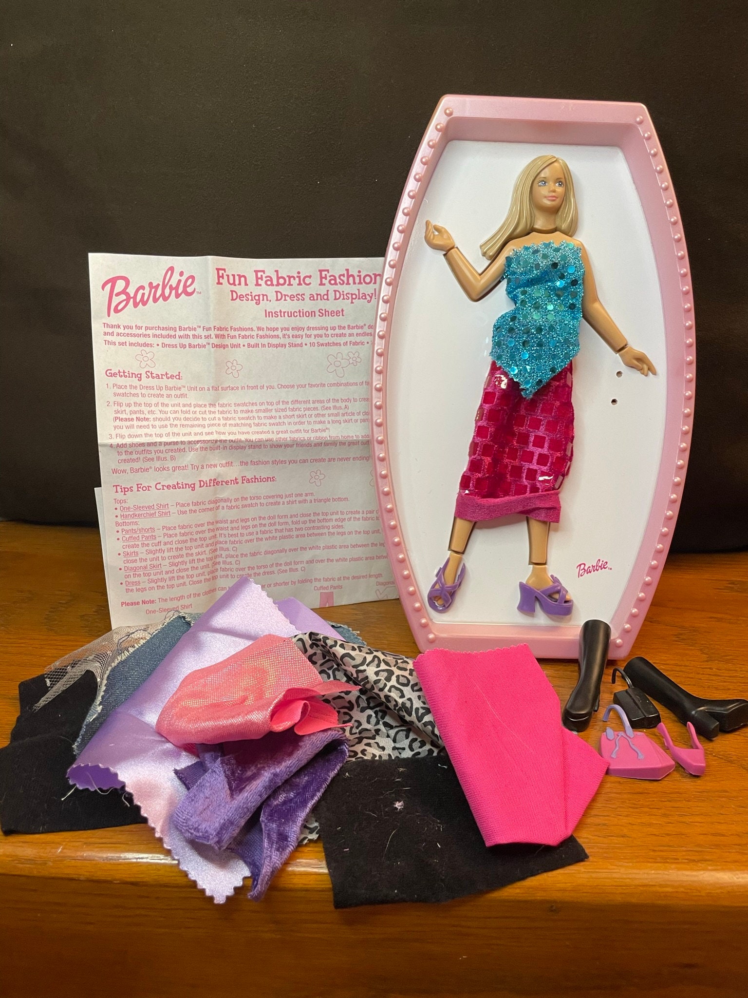 Barbie Fabric Fashion Paper Dolls 