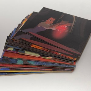 1992 Pro Set Tarjetas coleccionables de La Bella y la Bestia Walt Disney 27 tarjetas