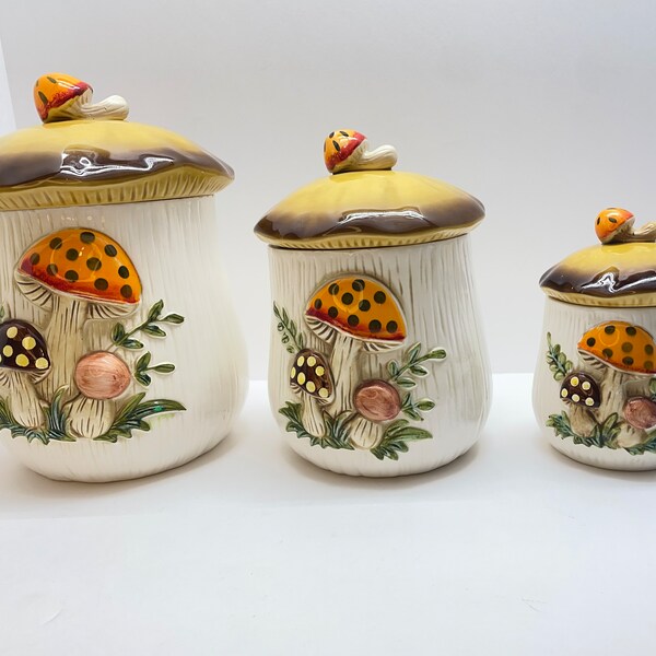 Mushroom Cookie Jar Etsy