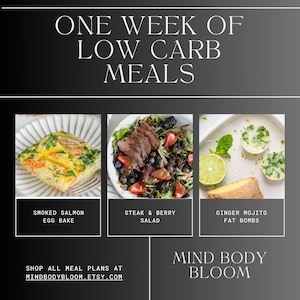 Fall Cleanse! Low Carb Cycling, Intermittent Fasting 7 Day Meal Plan - Weight Loss Plan - Instant PDF Download