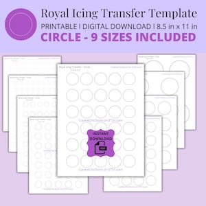 circle royal icing transfer template, Royal icing circle template, royal icing transfers circle, circle royal icing transfer sheet printable