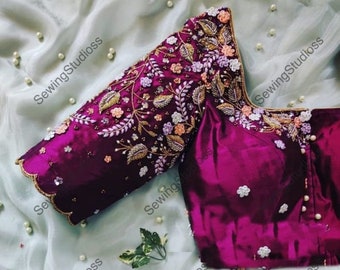 Buy Heavy Maggam Blouses Online In 