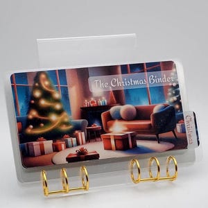 The CHRISTMAS Binder - A Cozy Christmas | Customizable | A6 Budget Binder and Cash Envelopes | Vellum and 5mil Laminate Cash Envelopes
