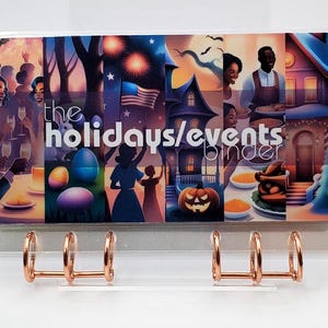 The HOLIDAY/EVENTS Binder | A6 Budget Binder and Cash Envelopes | Vellum and 5mil Laminate Cash Envelopes