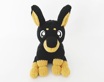 Doberman Knitting Machine Pattern PDF ONLY