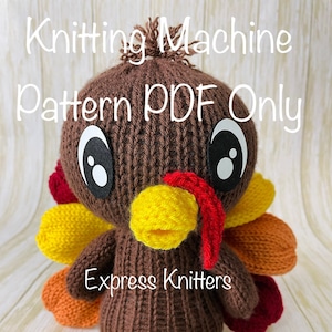 Turkey Knitting Machine Pattern PDF ONLY Addi Sentro