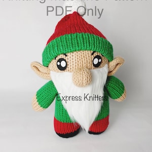 Elf Gnome Knitting Machine Pattern PDF ONLY Addi Sentro