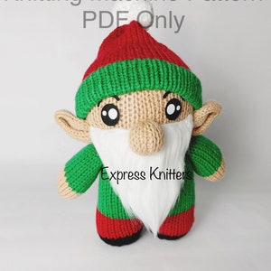 Elf Gnome Knitting Machine Pattern PDF ONLY Addi Sentro