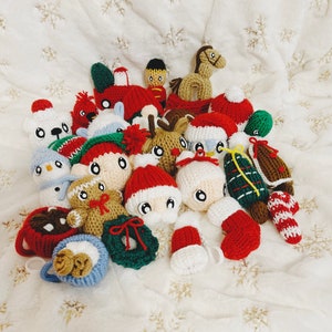 Winter Keychain Collection Knitting Machine Pattern PDF ONLY