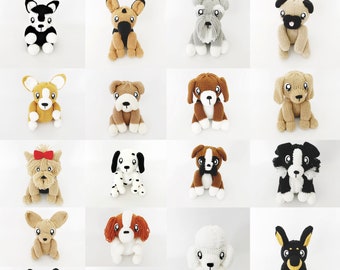 Pattern Bundle-18 Dog Breeds Knitting Machine Patterns PDF ONLY Addi Sentro