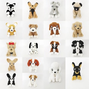 Pattern Bundle-18 Dog Breeds Knitting Machine Patterns PDF ONLY Addi Sentro