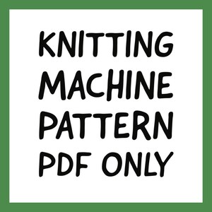 Safari Babies Bundle Knitting Machine Pattern PDF ONLY Addi Sentro image 9