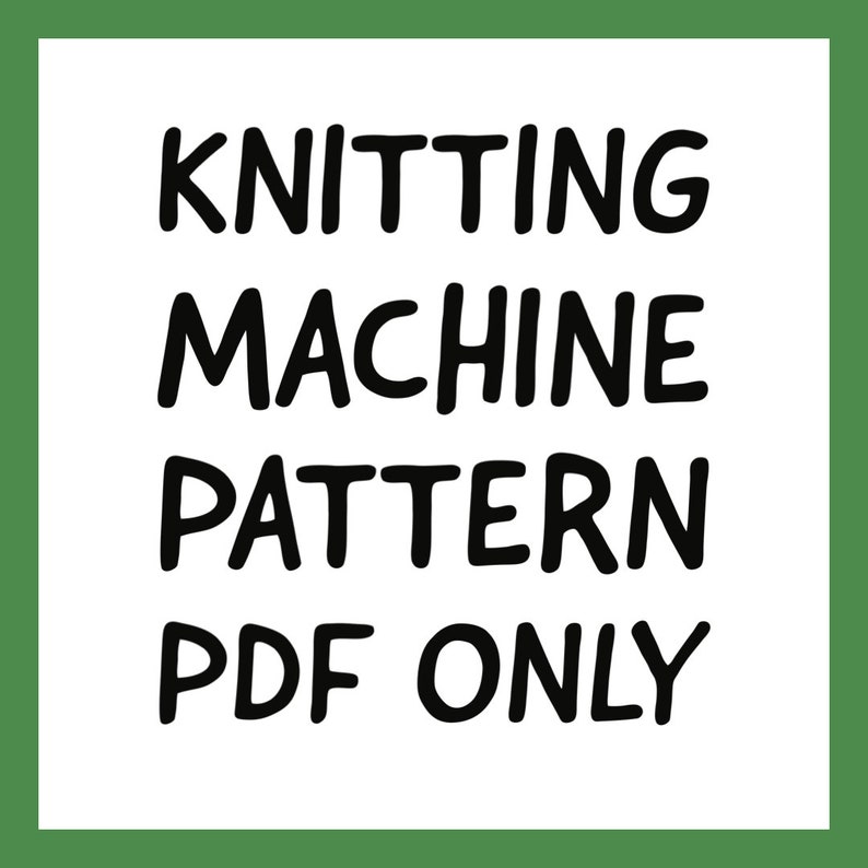 Safari Babies Bundle Knitting Machine Pattern PDF ONLY Addi Sentro image 9