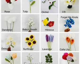 Modèle de machine à tricoter Flower Collection PDF UNIQUEMENT