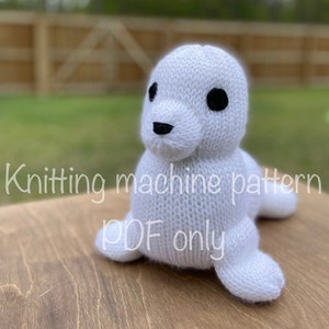 Seal- Circular Knitting Machine PDF Pattern ONLY Sentro Addi Express