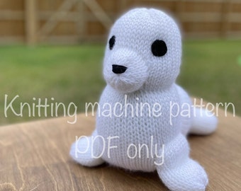 Seal- Circular Knitting Machine PDF Pattern ONLY Sentro Addi Express