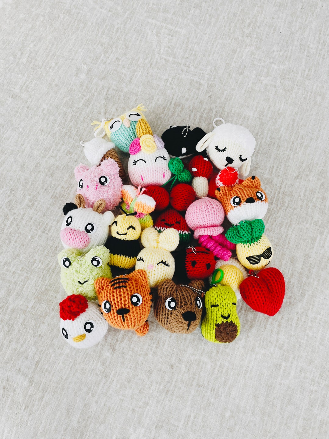 Keychain Knitting Patterns 25 Keychain Patterns Bundle Knitting Machine Pattern PDF ONLY - Etsy