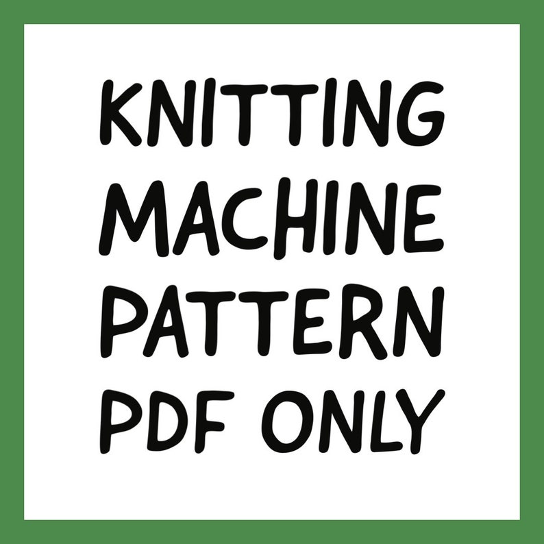 Wild Kingdom Collection Knitting Machine Pattern PDF ONLY Addi Sentro image 10