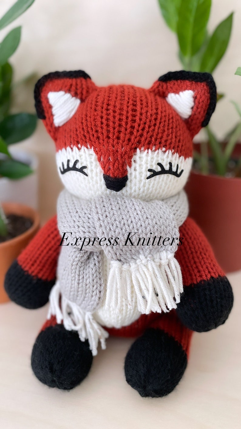 Fox Knitting Machine Pattern PDF ONLY - Etsy
