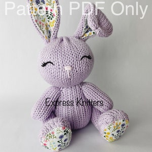 Bunny Knitting Machine Pattern PDF ONLY Addi Sentro