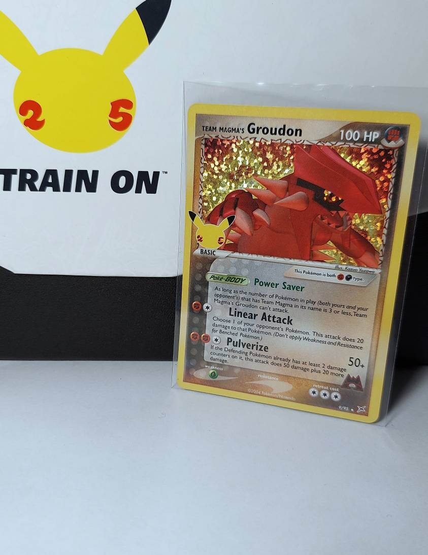 Groudon Card - Etsy