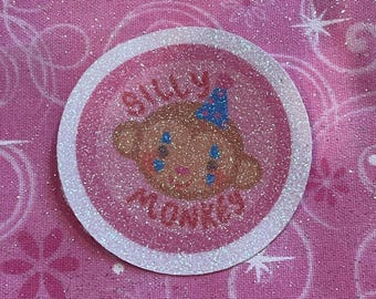 Silly Monkey Sticker
