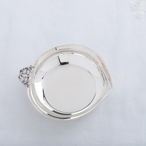 925 Sterling Silver Heart-Shaped Bowl/Newborn Christening Gift/Condiments Bowl/Wedding Gift/Room Decor/Christmas Gift/Birthday Gift