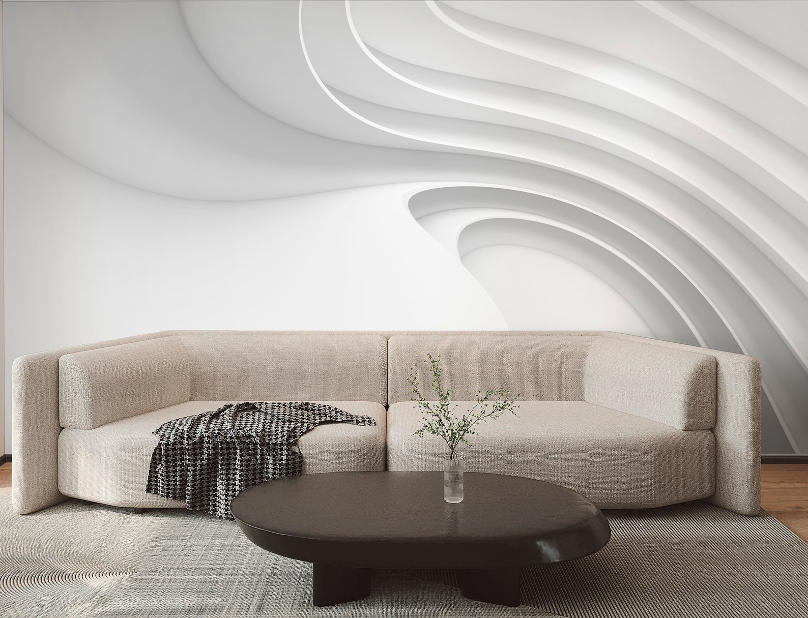 3D Abstract Peel and Stick Wallpaper: Modern Geometric Wall Decor - Etsy
