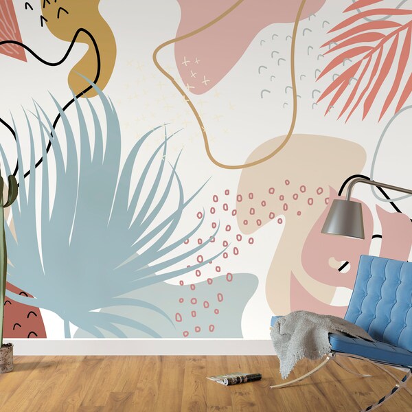 Removable Wallpaper Abstract - Etsy